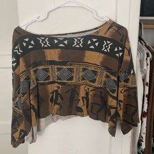 Tribal printed t shirt